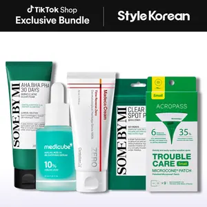 [Stylekorean] Acne SOS Reset Set (Azelaic Acid, Tea Tree & Spot Patch Care, Early Acne + Spot Recovery Routine, somebymi, centellian24, meidcube, acropass)