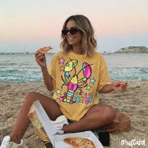 Comfort Colors 1717 Graphic Tee - You’re my Lobster, 100% Ring-Spun Cotton, Unisex Relaxed Fit, DTF Design, Garment-Dyed Vintage Look, Soft & Durable Shirt, Womenswear Top