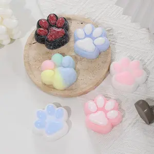 Cute Cartoon Cat Paw Design Stress Relief Toy, 1 Count Plush Cat Paw Kneading Toy, Fidget Toy for Adults & Children, Novelty Toys, Squishies, Stress Relieving Accessory