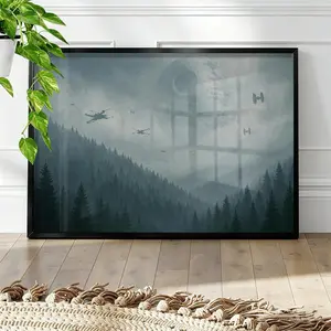 Retro wars Canvas Poster Art Star Print Wall Art Poster Home idea decor Living room decoration
