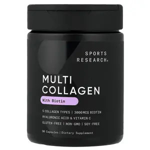 Sports Research Multi Collagen With Biotin, 90 Capsules