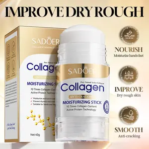 Collagen Anti-Cracking Moisturizing Stick, Deep Repair Nourish Dry Rough Hands Feet Heels, Hypoallergenic, Moisturizer, Single Item