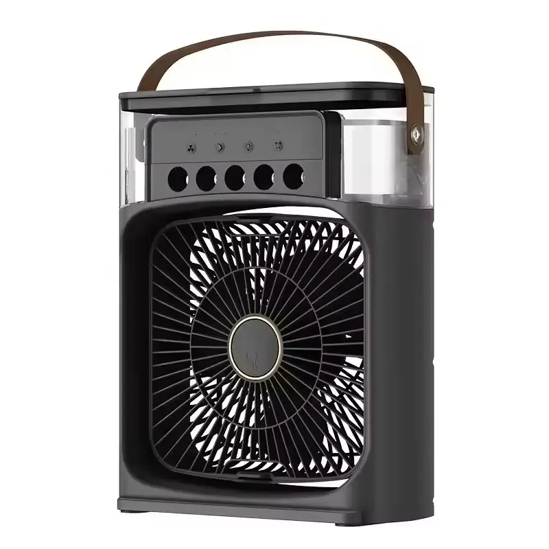 New 3 in 1 Fan Air Conditioner Household Small Air Cooler LED Night Light Portable Humidifier Air Adjustment Fan Office Home Fan OIMG
