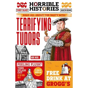USED-Terrifying Tudors (Horrible Histories) by Terry Deary (Paperback)