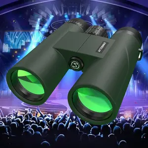 12x42 High Definition Binoculars, 1 Count Lightweight Binoculars for Bird Watching, Hunting, Astronomical Observation, Hiking, Travel and Sports