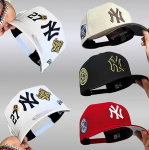 MLB Inspired NY Yankees LA Dodgers Baseball Cap – Flat Brim Snapback Hat, Premium Embroidered Team Logo, Adjustable Closure, Streetwear Urban Style, Breathable Cotton Material, Casual Fashion Cap