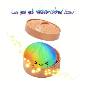 Expressive Big Dumpling Squishy - Blind Box, Mysecret Bun Fidget Toy, Soft TPR Material, Stress Relief,  Random Style per Pack.Valentine's Day and Easter gifts, suitable for children to exchange gifts