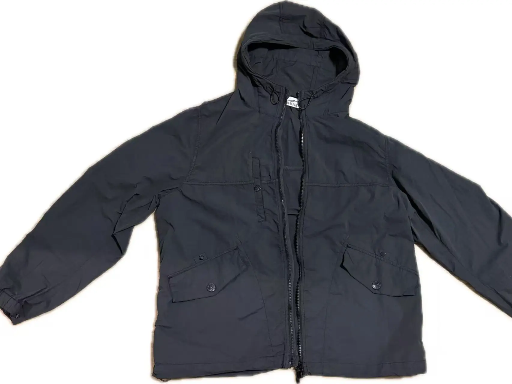 Ghost Series Nylon Garment Dyed Hooded Jacket