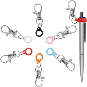 6 count Retractable Pen Holders - Clip  Pens for Badge Reel,  Pen Holder for Lanyard, , and X-ray Marker Holder