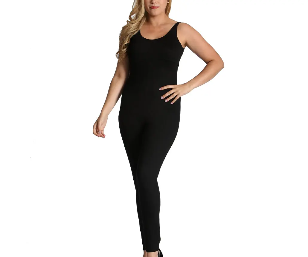 InstantFigure Curvy Plus Size Pant Bodysuit scoop neck 168231C