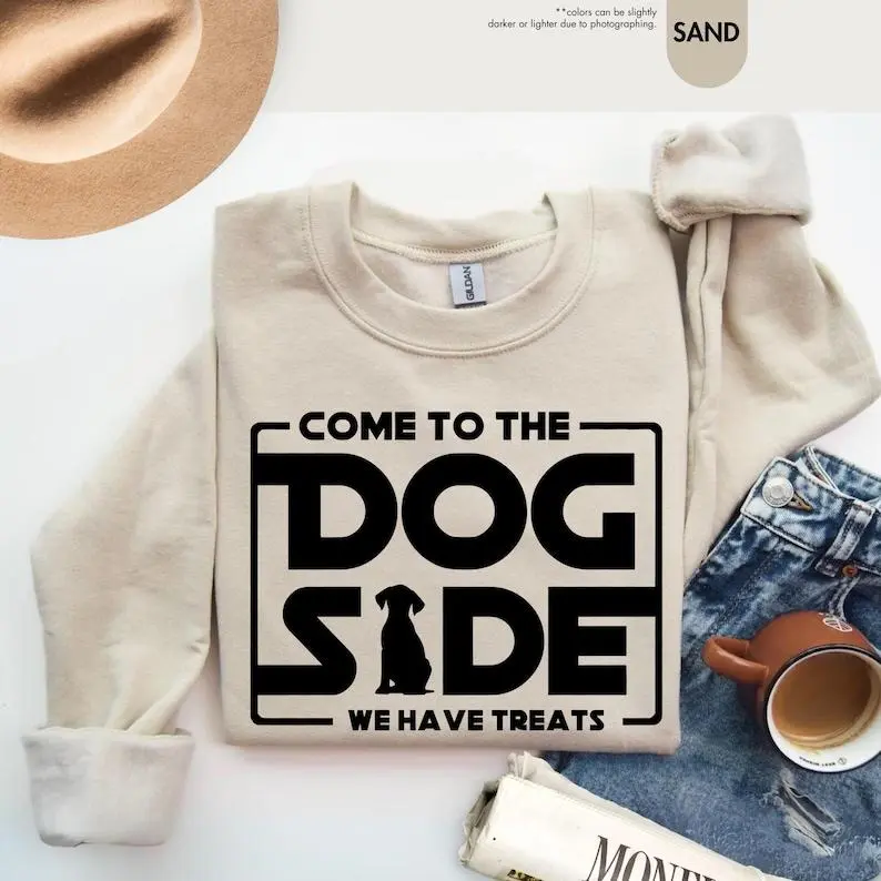 Come To The Dog Side We Have Treats Shirt, Funny Dog Mom Shirt, Dog Dad Gift, Adopt Dog, Rescue Shirt, Sarcastic Dog Owner, Dog Lover Gift