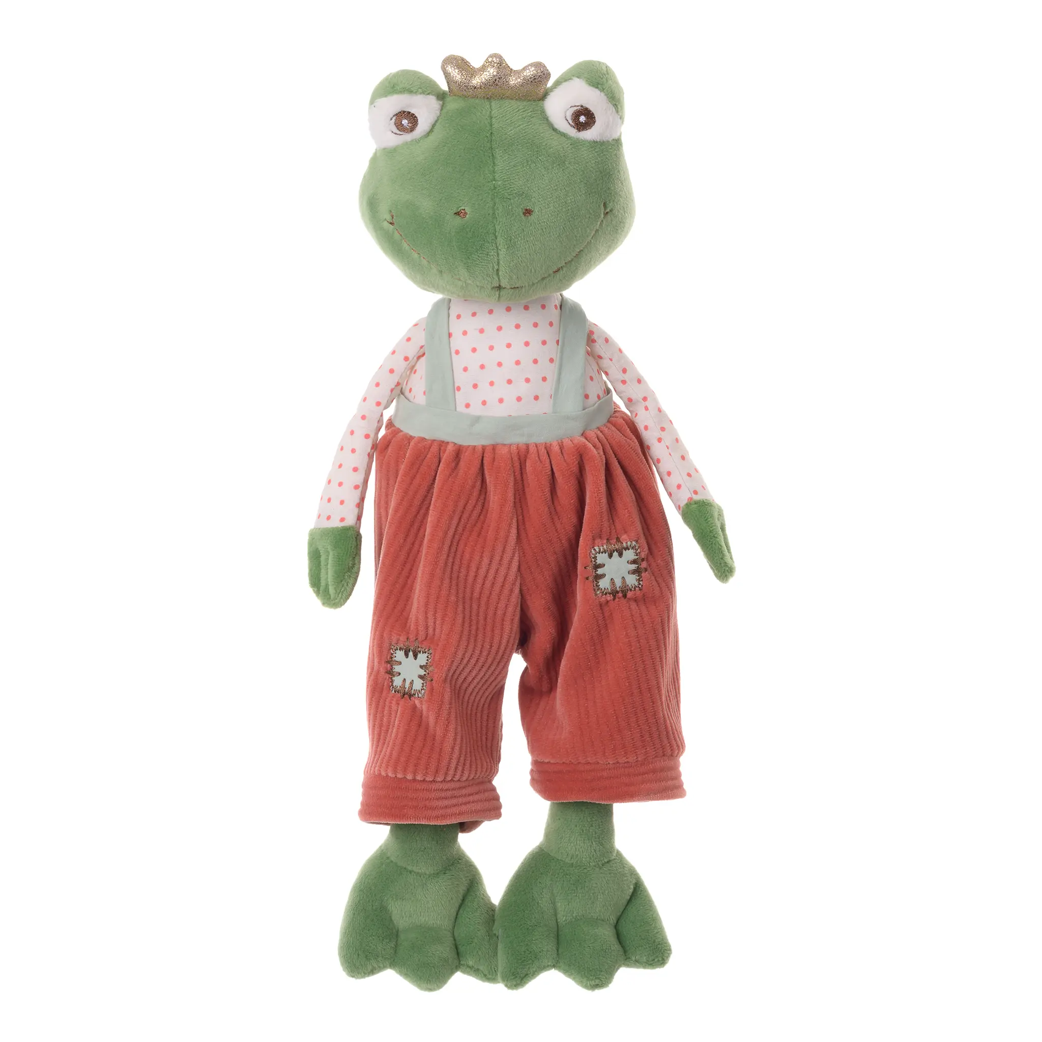 Bukowski Bears Prince 12 Inch Soft Plush Green Frog Stuffed Animal Toy for Kids and Adults