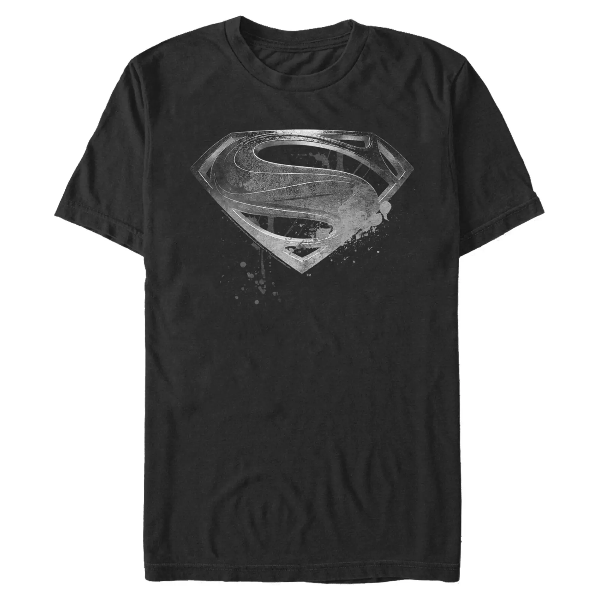 Men's Superman Superman Silver Logo T-Shirt