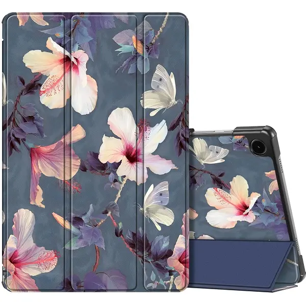 Fintie Ultra-Thin Leather Tablet Case for Galaxy Tab A11+/Tab A9+(11-in)/Tab A8(10.5-in) - Auto-Wake/Sleep, Trifold Design, Protective Tablet Accessory with Protection