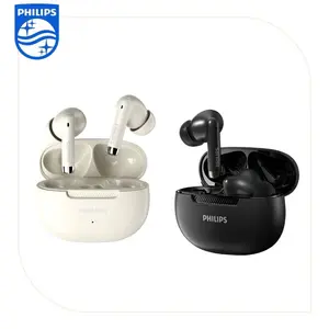 Philips TAT2020 Bluetooth  Earbuds|TWS Basic Model|AI Call Noise Reduction|22H Total Playtime|13mm Dynamic Drivers|Stereo Surround Sound|Stable Wireless 5.4 Connection|38ms Low Latency|Ideal for Commuting, Office & Home Use, Audio, Electronic