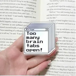 Error: Too Many Brain Tabs Open MagSafe Phone Grip – Fun and Whimsical Design for Overthinkers and Busy Minds, Perfect for Phone or Kindle Cases