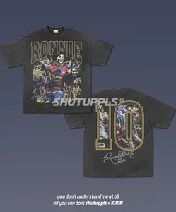 Ronaldinho 1.01 T-Shirt, Unisex Tshirt, Graphic Tees, Gothic Grunge Y2k Emo Scene Amity Affliction Style Clothes Women Streetwear
