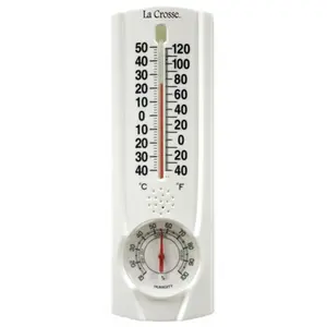 Lacrosse Technology  8.75 in. Tube Thermometer With Hygrometer & Key Hider