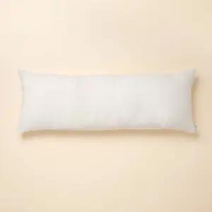 Gauze Stitch Pin Dot Lumbar Pillow Sour Cream - Hearth & Hand with Magnolia