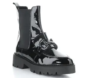 Bos. & Co. Winter Patent Leather Side Zip  Boot- Bruma