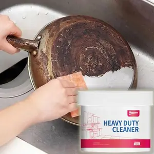 Heavy-Duty Cleaner, Multi-functional Kitchen Cleaning Paste, Stain Remover, Quickly Removes Grease and Dirt, Ideal for Hoods, Stoves, and Faucets