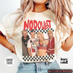 No Doubt Shirt, 1997 Tragic Kingdom Comfort Colors Bootleg Vintage T-Shirt BK
