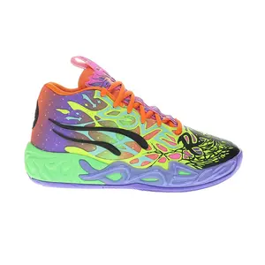 PUMA Mens X Lamelo Ball Mb.04 Be You Basketball Sneakers Shoes - Black PUMA Mens X Lamelo Ball Mb.04 Be You Basketball Sneakers Shoes - Black