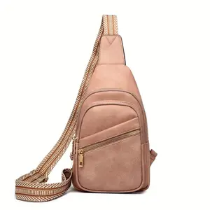 【Local Delivery】Maxoner Cross Body Bag for Woman Sling Bags for Women Crossbody Bag Leather Sling Backpack for Women Travel Purse Fashion Compact Casual Flap Pocket