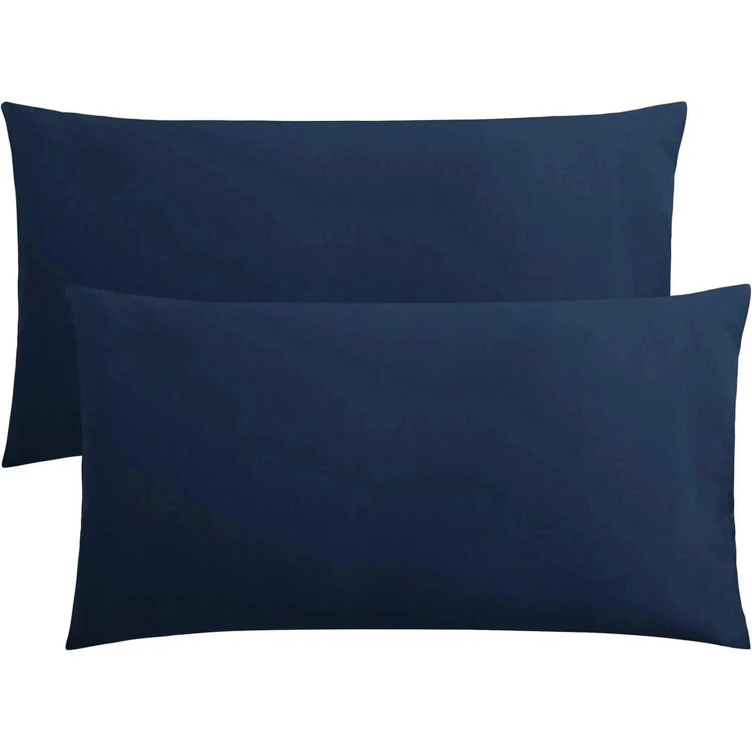 2 Pack Microfiber King Pillow Cases, 1800 Super Soft Pillowcases with Envelope Closure, Wrinkle, Fade and Stain Resistant Pillow Covers