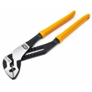 Gearwrench KD82171 12 in. Tongue & Groove Straight Jaw Dipped Handle Pliers, Polished