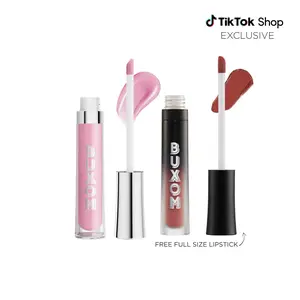 BUXOM Full-On Plumping Lip Polish Gloss - Dolly Shade Extension Lipgloss, High-Shine Shimmer, Hydrating Peptide Complex, Non-Sticky, Cruelty-Free, Hydrating