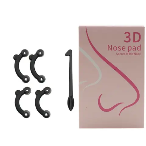 Silicone Nose Pad, Nose Shaper Lifter with Accessories, Nose Contouring, Nose Bridge Straightener, Nose Up Lifting Shaping Tool, Face Care Tool for Women & Men, Facial Tools, Facial Beauty Instrument, Self Care Tools, Beauty Equipment