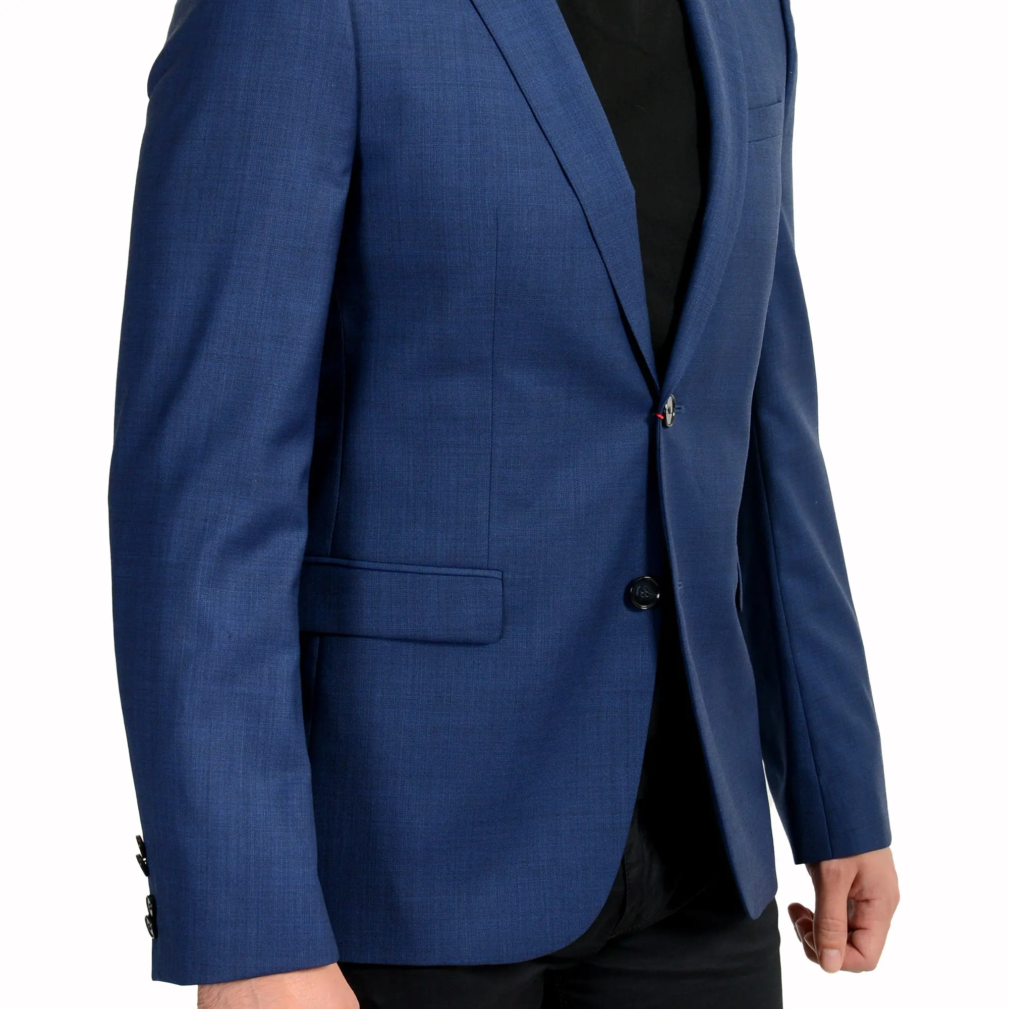 Hugo Boss Men's Extra Slim Fit Blue 100% Wool Blazer US 40R IT 50R