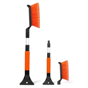 Extendable Snow Brush & Ice Scraper | EcoNour 26" Car Snow Remover, 26 In