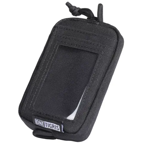 OneTigris Men's Unisex Minimalist Tactical Front-Pocket Wallet - 500D Nylon, Water-Repellent, Double Zipper, Slim Front-Pocket Profile, No Bulge, ID Window, Key Ring, Durable EDC Accessory, Zipper Wallet Design for Daily Commute, Camping