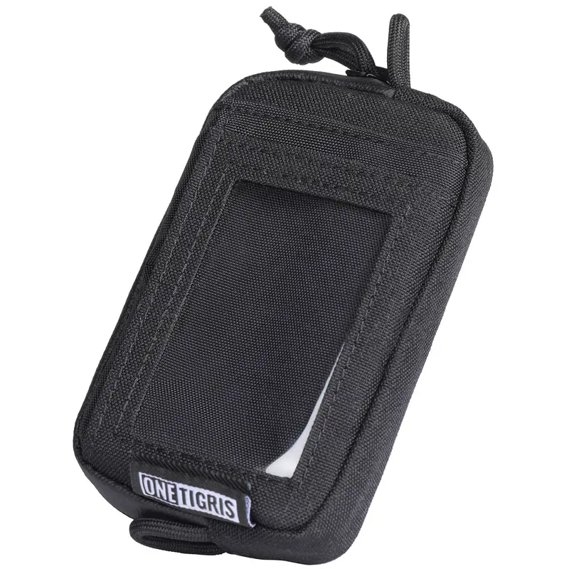 OneTigris Men's Unisex Minimalist Tactical Front-Pocket Wallet - 500D Nylon, Water-Repellent, Double Zipper, Slim Front-Pocket Profile, No Bulge, ID Window, Key Ring, Durable EDC Accessory, Zipper Wallet Design for Daily Commute, Camping