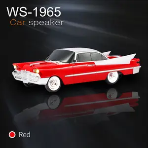 「This Mini Muscle Car SHAKES Your Room!  WS-1965 Bluetooth Speaker - 1965HP BASS! (GO VIRAL!)」Suitable for indoor or outdoor parties/gifts and other occasions