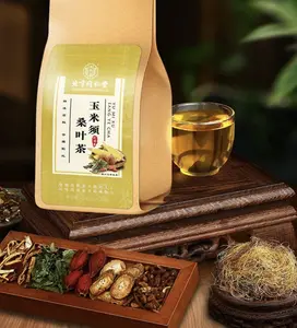 Blood Pressure, Blood Sugar, Lipid Balance Support, Reducing Bloating, Detox- Corn Silk and Mulberry Leaf Herbal Tea - Natural Herbal Daily Wellness-30 bags