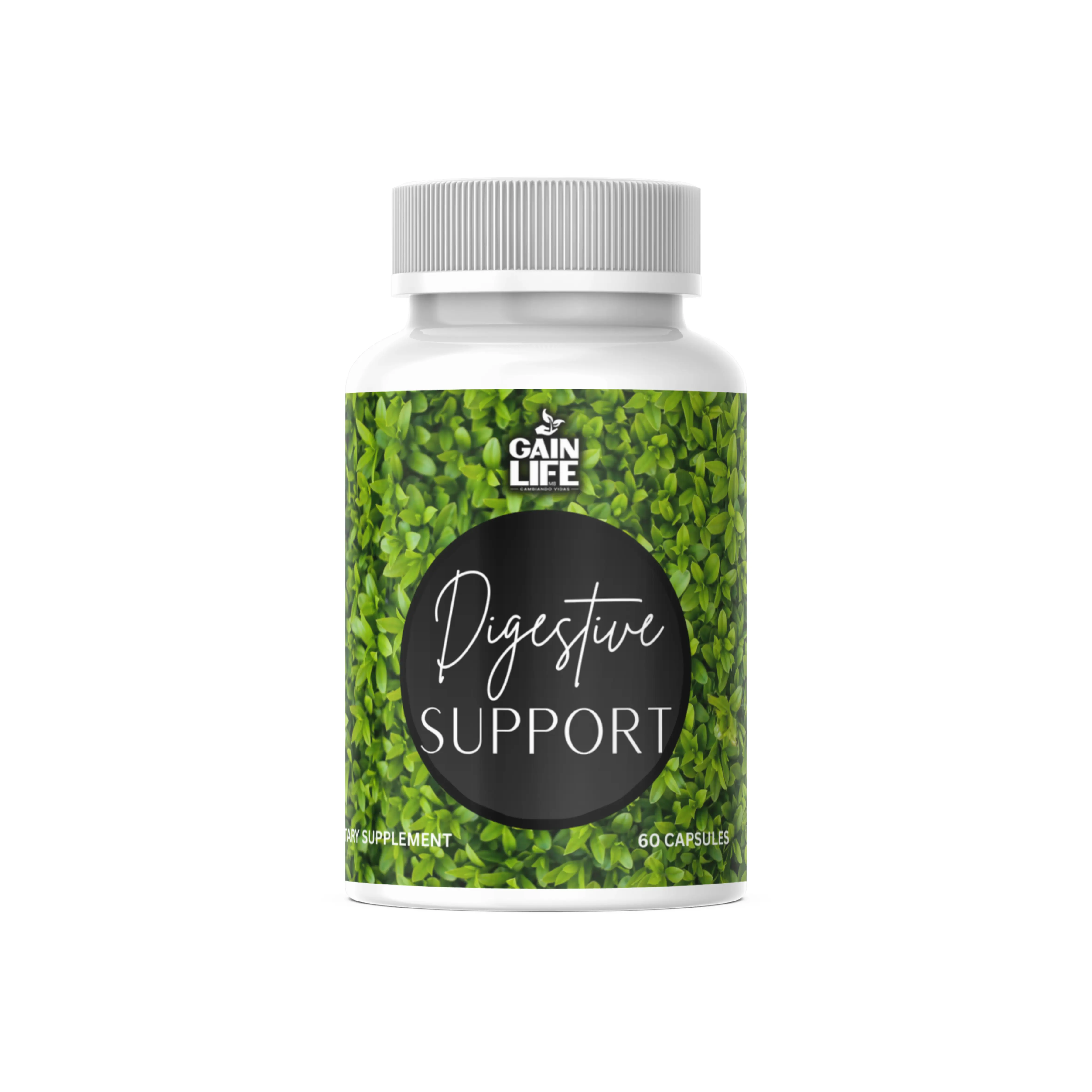 Gain Life Digetive Support Vitamin 60 Capsules Dietary Supplement