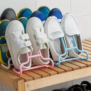 Space-Saving Shoe Storage Set, Durable Plastic, Two-In-One Portable Sports & Casual Shoes Organizer, Ideal Living Room Choice, Organizer Rack