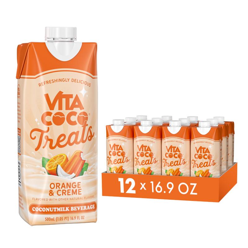 Vita Coco Treats | Coconut Milk Drink - 16.9 fl oz (Pack of 12) Creamy Sweet Drink with Fruity Flavor