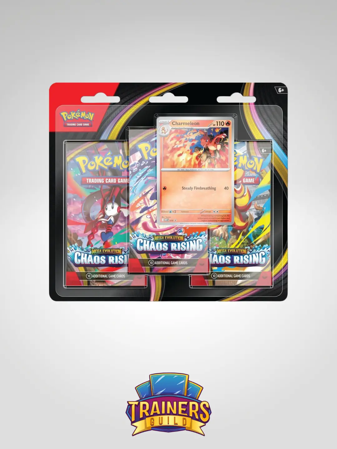 Pokemon TCG: Chaos Rising - 3 Pack Blister Pack