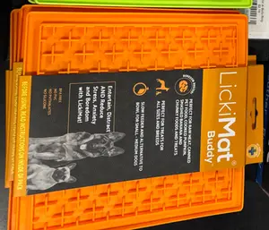 LickiMat Orange Buddy