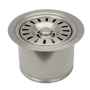 Brushed Nickel Kitchen Sink Garbage Disposal Flange Stopper