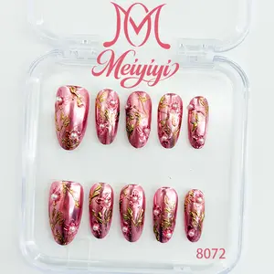 .DP.8072.Magic Mirror Powder Hand-Painted Wearable Nails