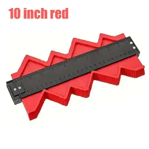 Contour Gauge, 1 Count Precision Shape Duplicator, Versatile Plastic Ruler for Corners, Wood, Carpet, Tiles & Laminate, Perfect Tool for DIY Woodworking Enthusiasts