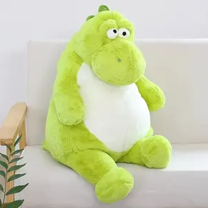 Cute Dinosaur Plush Pillow Cartoon Dinosaur Plush Doll Soft Throw Pillow Cute Dinosaur Doll Dinosaur Stuffed Animals Birthday Halloween Christmas Valentine Perfect Gift for Kids Family and Girlfriend