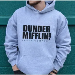 Dunder Mifflin Sweater The Office Sweatshirt Fans of Office Michael Scott Hoodie Dwight Schrute Paper Company Christmas Gift Scranton