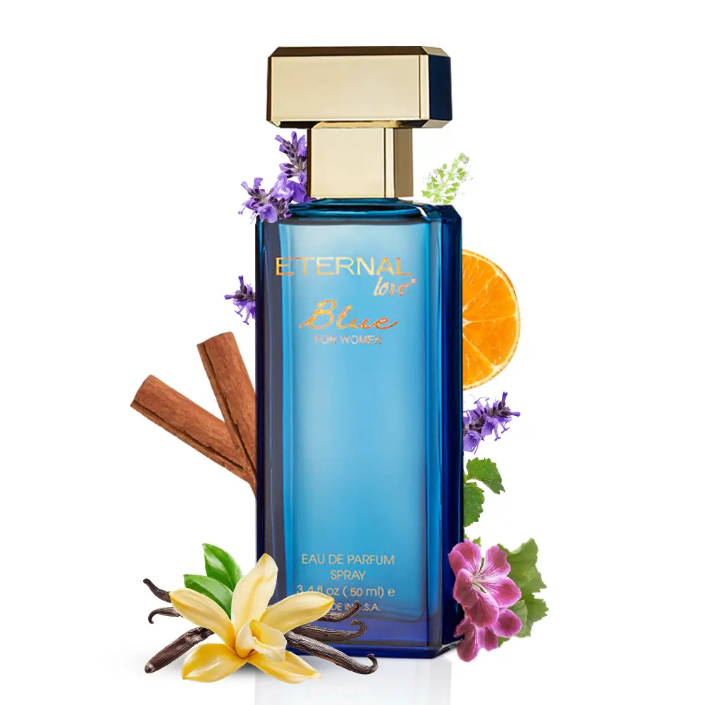 EL Blue for Women – 50ml EDP Spray – Fresh Floral Vanilla – Women’s Perfume