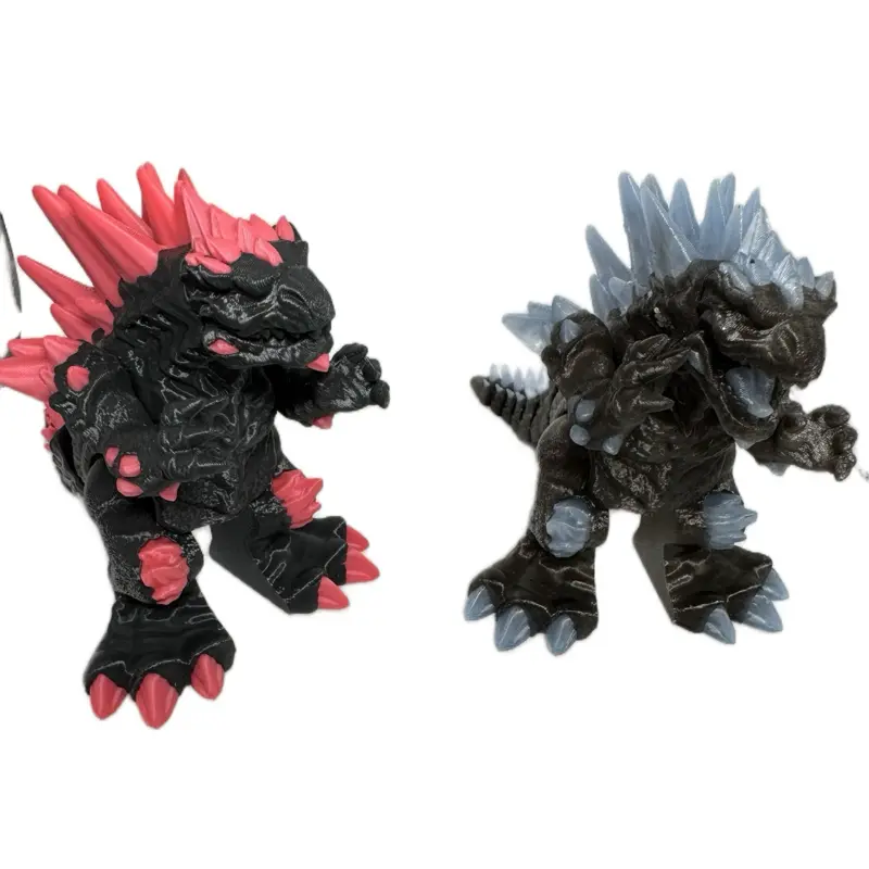 Godzilla 3D-Printed Limited Edition Collectible - Handcrafted in PLA+ Filament, 6 Inch Tall, Two Epic Versions: Classic & Glow-in-the-Dark